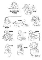 Classroom Commands Worksheets Sketch Coloring Page Classroom Commands Kindergarten Worksheets Classroom
