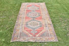 This area rug comes backed by canvas to help keep it in place, but we also recommend adding a rug pad to help keep it from shifting or sliding. 4x8 Feet Vintage Turkish Handmade Oushak Carpet Multi Color Area Rug Area Rug Decor Rugs Oushak Carpets