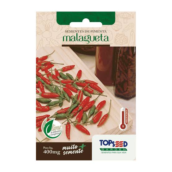 SEMENTES DE HORTALICAS TOPS - PIMENTA MALAGUETA