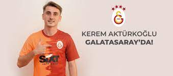 Galatasaray, 24 erzincanspor forması giyen muhammed kerem aktürkoğlu ile her konuda anlaşma sağlamış ve oyuncu antrenmana çıkmaya başlamıştı. Hos Geldin Muhammed Kerem Akturkoglu Galatasaray Org
