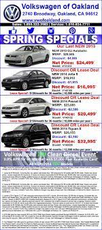With The New Month Comes A New Season And New Specials Httpwwwvwofoaklandcomspecials Lease Deals Volkswagen New Month