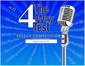 Image result for rotary 4 way test speech contest