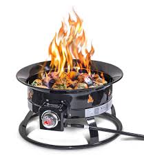 4.6 out of 5 stars, based on 33 reviews 33 ratings current price $149.99 $ 149. Firepits Chimeneas Outland Firebowl Mega Portable Propane Camp Fire Outdoor Camping Firepit Cover Garden Patio