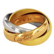 Check spelling or type a new query. Cartier Classic Trinity Ring Pink White Yellow White Gold Yellow Gold Pink Gold Ref 153682 Joli Closet