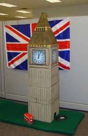 Big Ben Cardboard Paint And A Sticker Clock Face Perfect For Decorating Or Even An International Putt London Theme Around The World Theme World Thinking Day