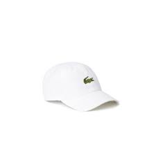 Lacoste Men S Roddick Gabardine Sport Cap Hat White Lacoste Men Sports Caps Caps Hats