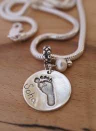 Silver Handprint Necklace Baby Footprint Pendant For Pandora Necklace Personalised Gift Mothers Day Pandora Jewelry Charms Pandora Necklace Printed Jewelry