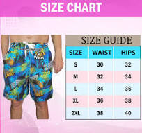 3Packs Men Printed Swim Shorts With Pockets Quick Dry ...