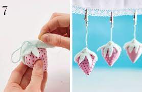 They are small enough not to get in the way, but heavy. Blog Diy Strawberry Tablecloth Weights Burdastyle Com