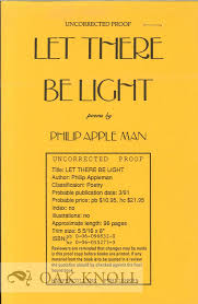 Let There Be Light Poems Philip Appleman