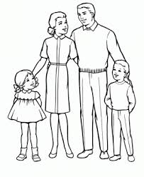 Resultado de imagen de tarjetas para colorear dia de la familia. Dibujos De Familias Para Colorear Colorear Imagenes