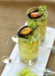 Mouclade Charentaise En Verrine Moules Mouclade Recette Et Recettes De Cuisine