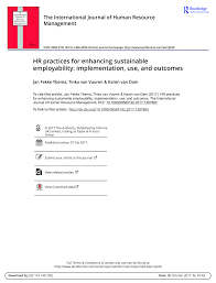 We did not find results for: Pdf Hr Practices For Enhancing Sustainable Employability Implementation Use And Outcomes