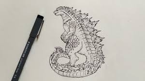 How To Draw Godzilla King Of The Monsters Step By Step Youtube How to draw a godzilla. how to draw godzilla king of the monsters step by step