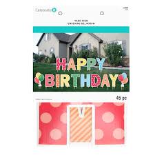 How do i make font thicker on cricut design space? Primary Colors Happy Birthday Yard Sign By Celebrate It Michaels