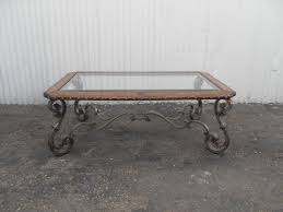 Wrought Iron Coffee Table Urban Island Home Furnishings Stol