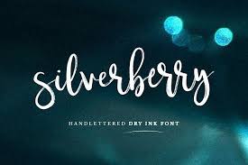 This entry was published on tuesday, september 20th 2011, at 09:10 pm and was placed in the regular. Silverberry Dry Ink Font 19706 Script Font Bundles Lettering Fonts Hand Lettering