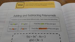 Math Love Inb Pages For Algebra 1 Unit On Polynomials