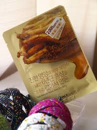Real nature red ginseng face mask. The Face Shop Red Ginseng Real Nature Mask Review