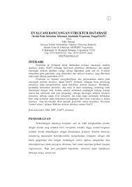 Access untuk microsoft 365 access 2019 access 2016 access 2013 access 2010 access 2007 selengkapnya. Pdf Evaluasi Rancangan Struktur Database