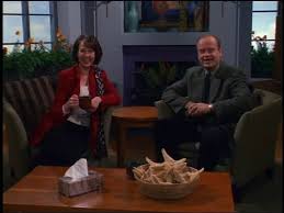I'm sure i'm not the only one who's tried to work out the logic of 'grande' somehow being translated to 'medium' in certain coffee shops, so this scene from. Frasier Morning Becomes Entertainment Tv Episode 2000 Imdb