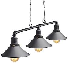 Fusing function and factory flair, this desk lamp is sure to spark conversation as it shines a light down on any tabletop. Industrial Steam Punk 3 Way Over Table Light Indoor Ceiling Hanging Light M0053 5055875573161 Ebay Black Lamps Light Fittings Industrial Pendant Lights