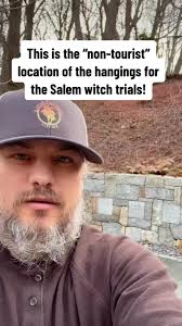 We went to the execution spots where the Salem Witch Trial hangings  happened. This is not