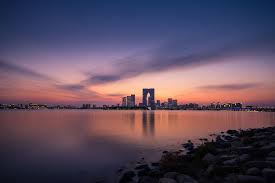 Sunrise At Jinji Lake In Suzhou Lake Suzhou Sunrise
