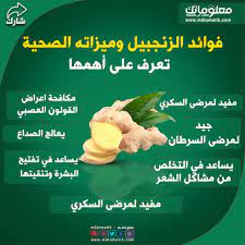 فوائد الزنجبيل
