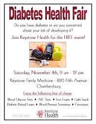 We may earn a commission through links on our site. Diabetes Health Fair Keystone Health