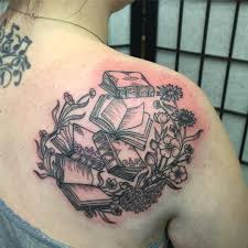 For bibliophiles, the stories we delve into become very important influences on us. 48 Inspiring Book Tattoo Ideas For Girls Book Tattoo Bookish Tattoos Neck Tattoo