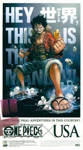 ワンピース 新聞広告ジャック ルフィが海外にキタ ﾟ ﾟ final one piece channel anime anime art