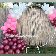 Balloon decoration balloon backdrop frame. Wedding Arch Round Metal Hoop Circle Wedding Arch Backdrop Etsy Flower Decorations Backdrop Decorations Baby Shower Balloon Arch