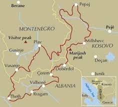 Peaks Of The Balkans Map Guides - Walking Guides - Trekking The Peaks Of The Balkans Trail.  Montenegro, Albania And Kosovo