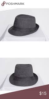 Denim Dark Gray Fedora Hat Zara Man Denim Dark Gray Fedora Hat Small Zara Man Accessories Hats Fedora Hat Fedora Fedora Hat Zara