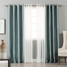 Looking for a good deal on silk curtains? Best Home Fashion Blue Dawn Faux Silk Grommet Blackout Curtain 52 In W X 84 In L Set Of 4 Mm Gr Tulle Gr Bo Silk 84 Bdawn The Home Depot