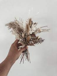 Plus, dried flowers and preserved flowers offer the best of both worlds combining the beauty of natural flowers, with the longevity of artificial flowers. Small Neutral Dried Flower Posy Dried Flower Arrangements Dried Flowers Dried Flower Bouquet