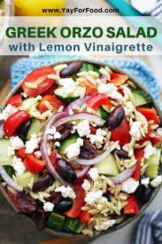 Greek Orzo Salad With Lemon Vinaigrette Simple Colourful And Delicious This Greek Pasta Salad R In 2020 Beste Salatrezepte Rezept Nudelsalat Salat Rezepte Gesund