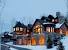 Lake Cabin In The Mountains