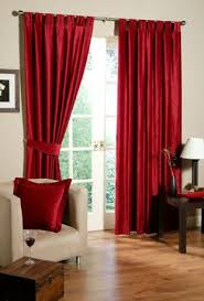 Curtains Or Settle With Drapes Red Curtains Living Room Curtains Living Room Curtains Living Room Modern