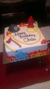 Birthday Cake On Fire Image Pin By Lana Holliday On My Cakes Firefighter Birthday Cakes Fireman Cake Fire Cake