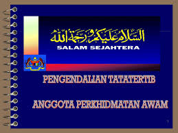 Mohd zuki berkata arahan itu tidak termasuk. Pengendalian Tatatertib Anggota Perkhidmatan Awam Ppt Download