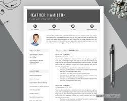 Modern Cv Template For Microsoft Word Cover Letter Professional Curriculum Vitae Editable Resume Modern Resume Simple Resume Teacher Resume Instant Download Cvtemplatesau Com