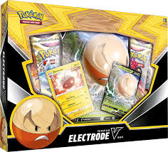 Pokemon Sword & Shield Hisuian Electrode V Box (4 Booster Packs, 2 Foil  Cards, Oversize Card & More) - Walmart.com