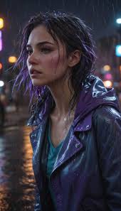 a girl stuck in a thunder storm