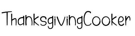 Give your holiday crafts a special touch with this original. Thanksgiving Cooker Font Ffonts Net