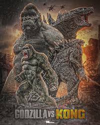 In one corner, a radioactive reptile, and in the other corner, a giant gorilla: Kong Vs Godzilla Godzilla Vs Kong Know Your Meme