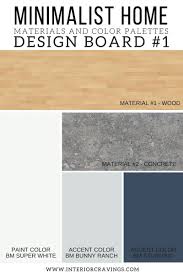 Minimalist Home Essentials Materials And Color Palette Interior Cravings Home Decor Inspiration Interior Design Tools And Diy Design Courses Color Palette Interior Design Colorful Interior Design Interior Design Tools