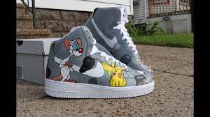 Check spelling or type a new query. Custom Grey Cartoon Air Force 1s Youtube