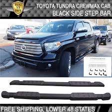 Toyota tundra cars are usually high, and many people would love the help of an additional step to climb in & out. Fits 07 20 Toyota Tundra Crewmax Cab Aluminum Oe Side Step Bar Running Board Ebay